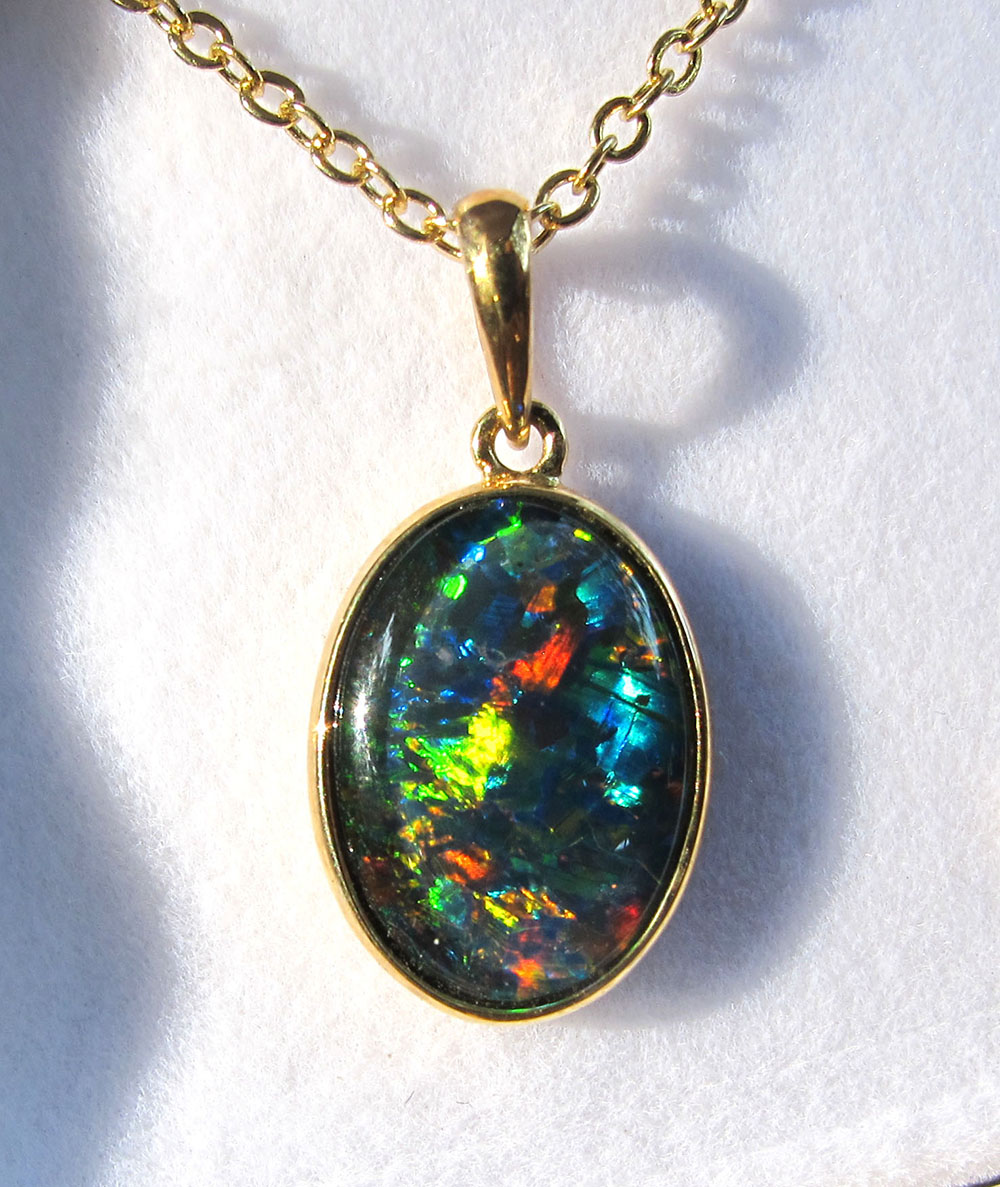 Australian Opal Pendant – Emily Warden Designs